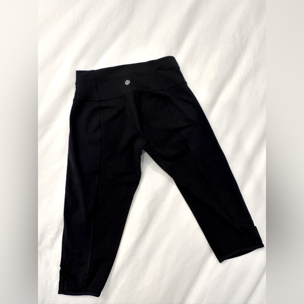 Lululemon invigorate crop black legging size 2 - Picture 7 of 13